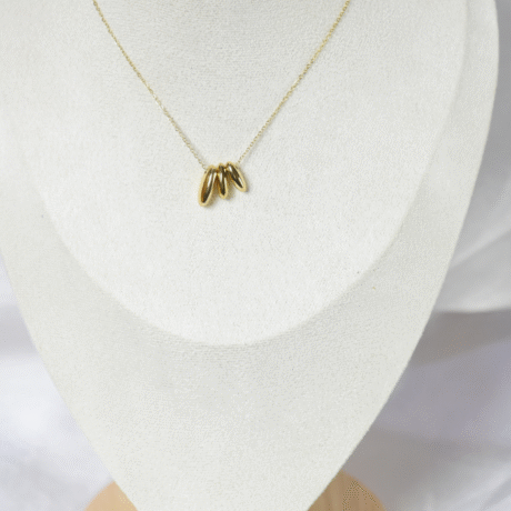 Trio Drop Pendant Necklace