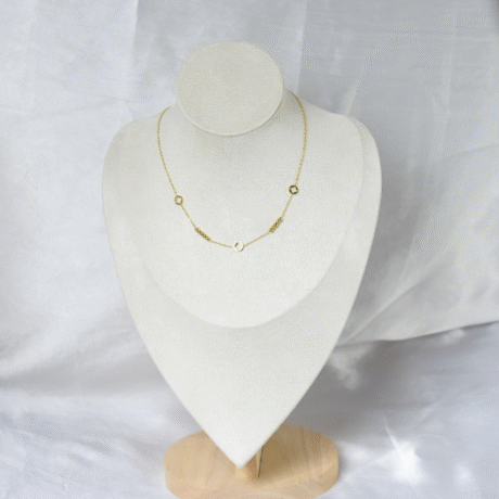 Geometric Link Necklace