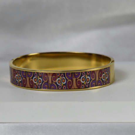 Enamel Mosaic Bangle