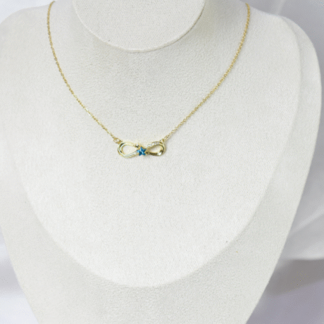 Infinity Blue Star Necklace