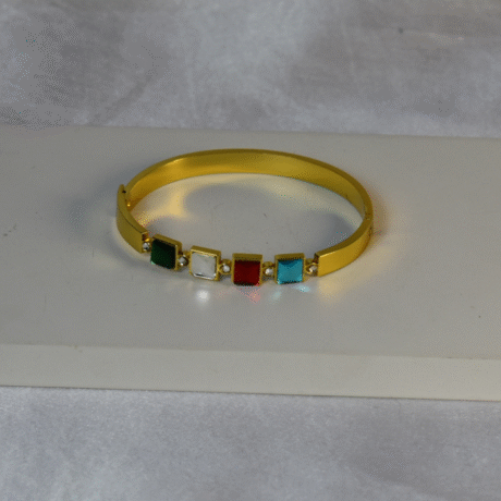 Multicolor Gemstone Bangle