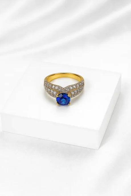 Orchid Amara Pave Diamond Ring