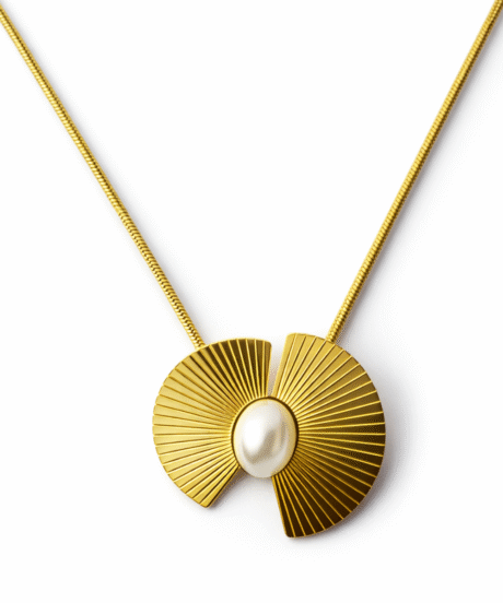 Sunray Pearl Halo Necklace