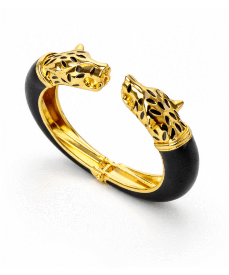 Golden black panther Kada