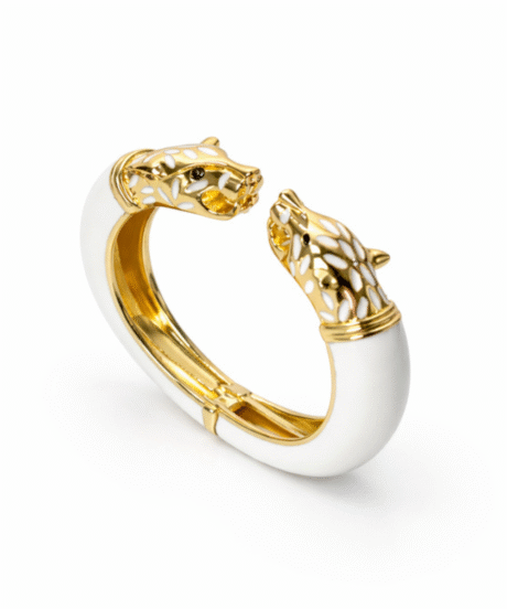 Golden white panther Kada