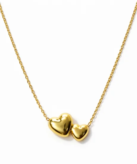 Amora Twin Heart Necklace