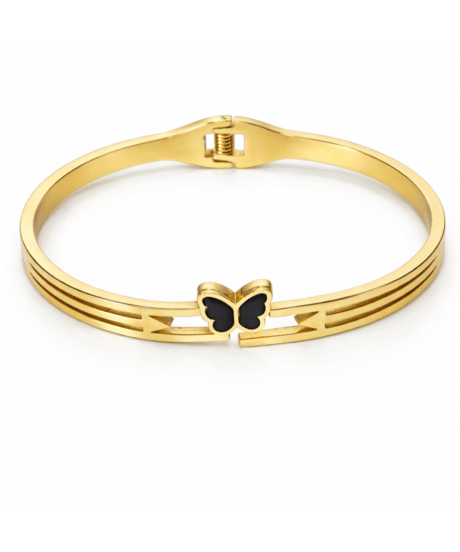 Golden Flutter Butterfly Bracelet