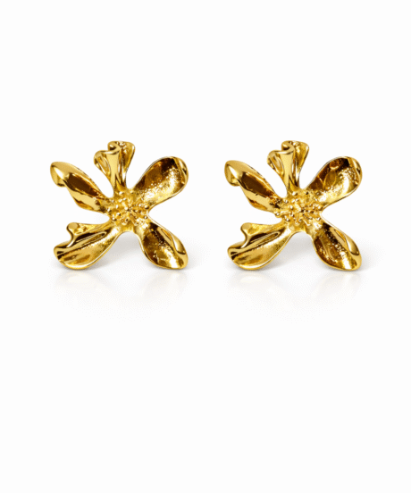 Oversized Flower Stud Earrings