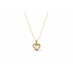 Hollow Heart Pendant Necklace