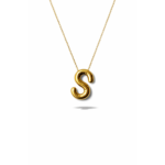 Alphabet S Pendant Necklace