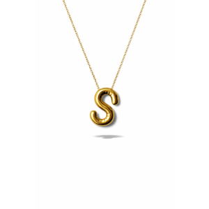 Alphabet S Pendant Necklace