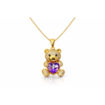 Honeybee Crystal Pendant Necklace
