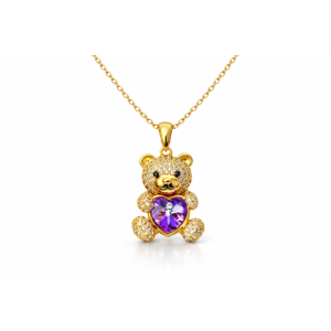 Honeybee Crystal Pendant Necklace