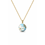 Ocean Bloom Enamel Necklace