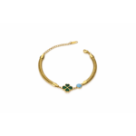 Emerald Clover Bracelet