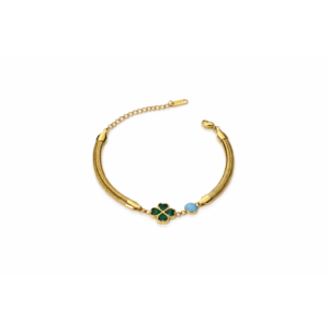Emerald Clover Bracelet