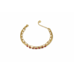 Ruby Beaded Bracelet