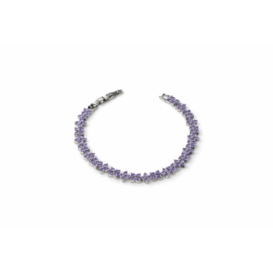Lavender Bloom Tennis Bracelet