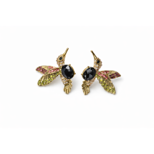Noir Onyx Statement Stud Earrings