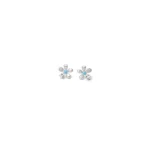 Turquoise Floral Statement Stud Earrings