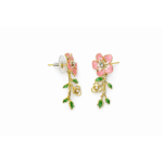 Blush Petal Drop Earrings