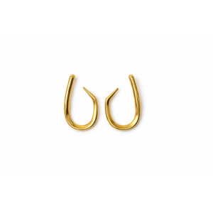 Open Curve Hoop Earrings