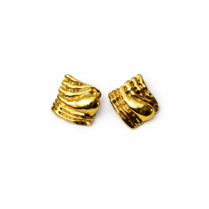 Ripple Wave Stud Earrings
