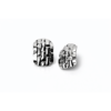 Woven Silver Stud Earrings 2