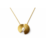 Sunray Pearl Halo Pendant Necklace