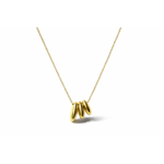 Pebble Trio Charm Necklace