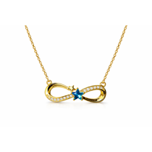 Infinity Star Pendant Necklace
