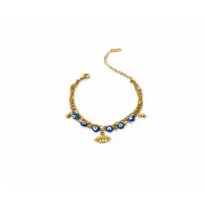 Evil Eye Layered Bracelet