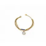 Pearl Sapphire Charm Bracelet