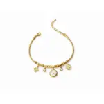 Floral Charm Bracelet