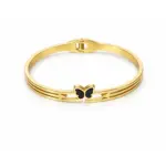 Midnight Butterfly Enamel Kada