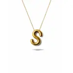 Alphabet S Pendant Necklace