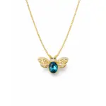 Honeybee Crystal Pendant Necklace