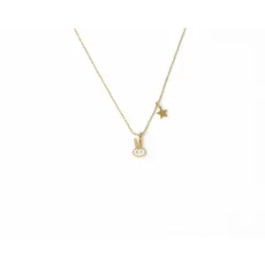 Star Bunny Charm Necklace