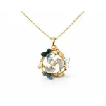 Butterfly Pearl Charm Necklace