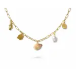 Octopus Shell Pearl Necklace