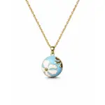 Ocean Bloom Enamel Necklace