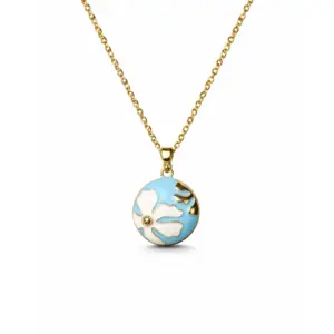 Ocean Bloom Enamel Necklace