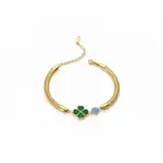 Emerald Clover Bracelet