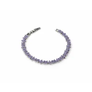 Lavender Bloom Tennis Bracelet