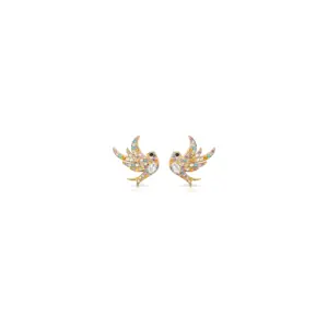 Aurelia Wings Statement Stud Earrings