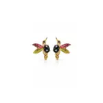Noir Onyx Statement Stud Earrings
