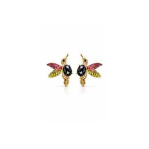 Noir Onyx Statement Stud Earrings