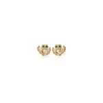 Noctura Owl Statement Stud Earrings