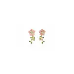 Blush Petal Drop Earrings
