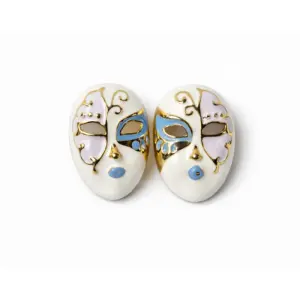 Masquerade Face Stud Earrings